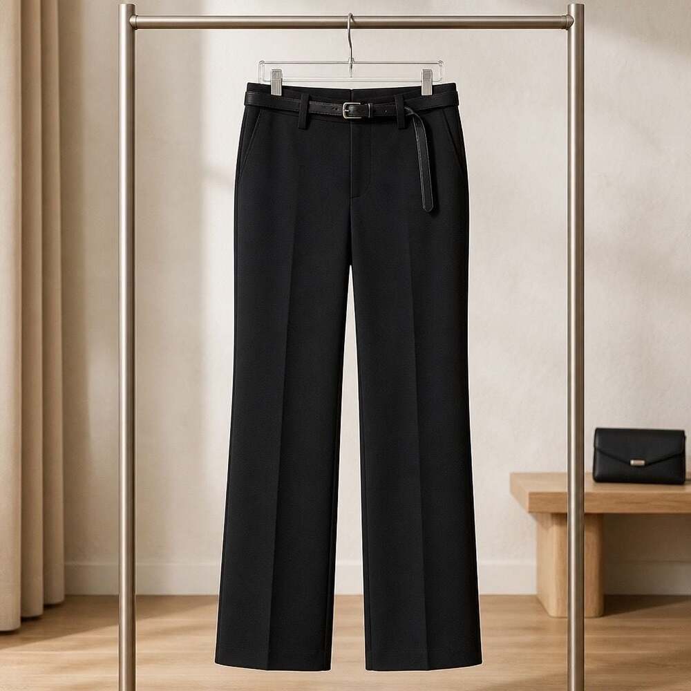 Kim Rogers Women's Plus Size Millennium Bootcut Tummy Control Pants, Black #866